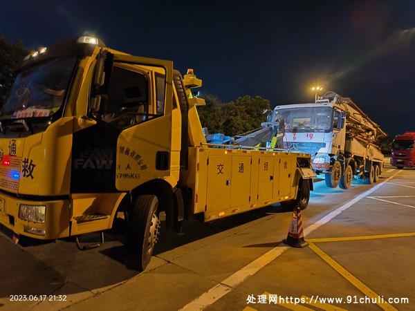转让个人二手12吨单拖清障车