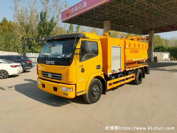 转让个人二手东风多利卡3十7清洗吸污车