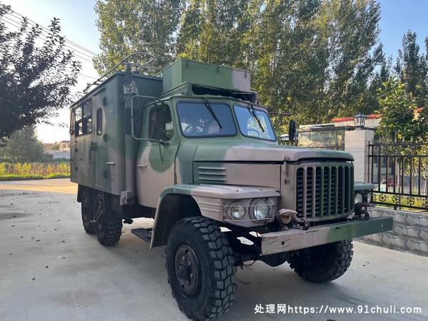 转让个人二手东风240方舱办公室六驱牵引车