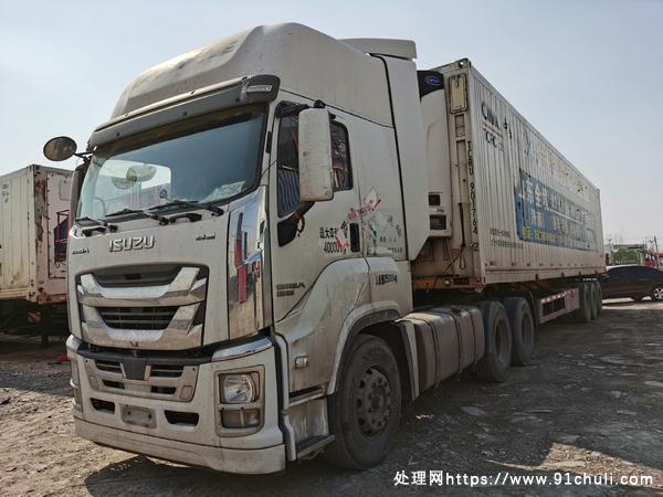 

五十铃国五牵引车460马力冷箱挂车