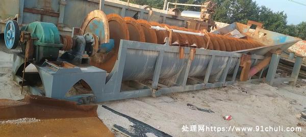 

8米螺旋洗沙机含泥砂石料加厚耐磨块九成新便宜