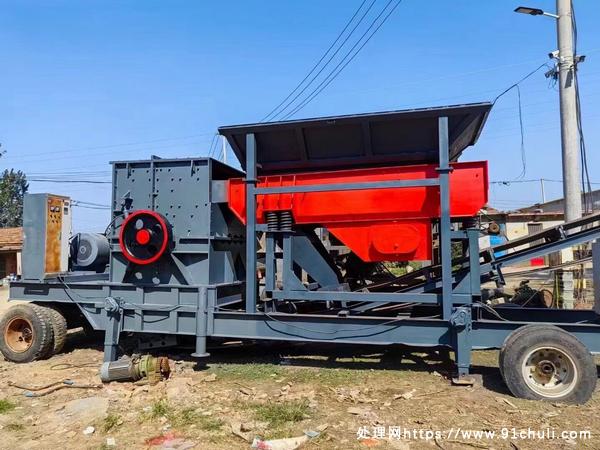 

移动1316制沙机带挂筛加长输送带准新机二手价
