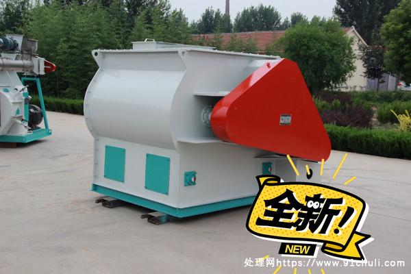 

2吨双轴混合机饲料生产线设备高效节能十五年经验全新设备