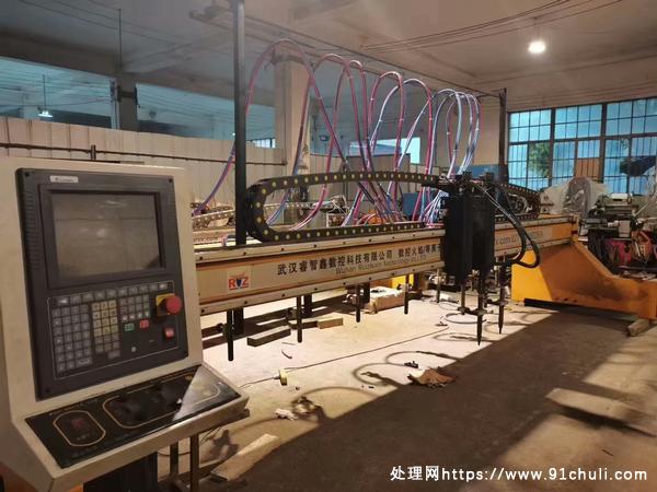 

龙门火焰直条切割机4米双火焰切割机配8把直条割枪低价处理